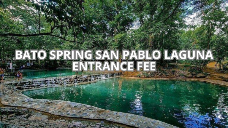 Bato Spring San Pablo Laguna Entrance Fee Cover