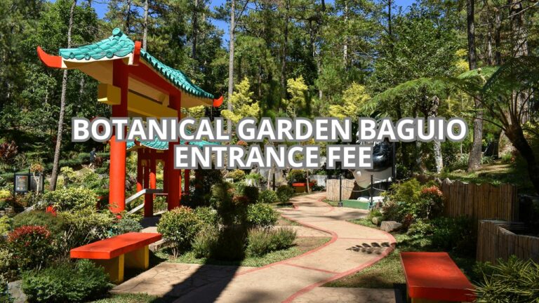 Botanical Garden Baguio Entrance Fee Cover