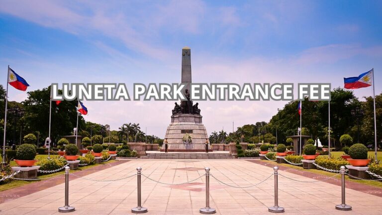 Luneta Park Entrance Fee Cover